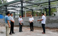 张书民督导调研扶贫就业创业基地建设和燃煤乐鱼官网·网站-乐鱼（中国）拆改工作